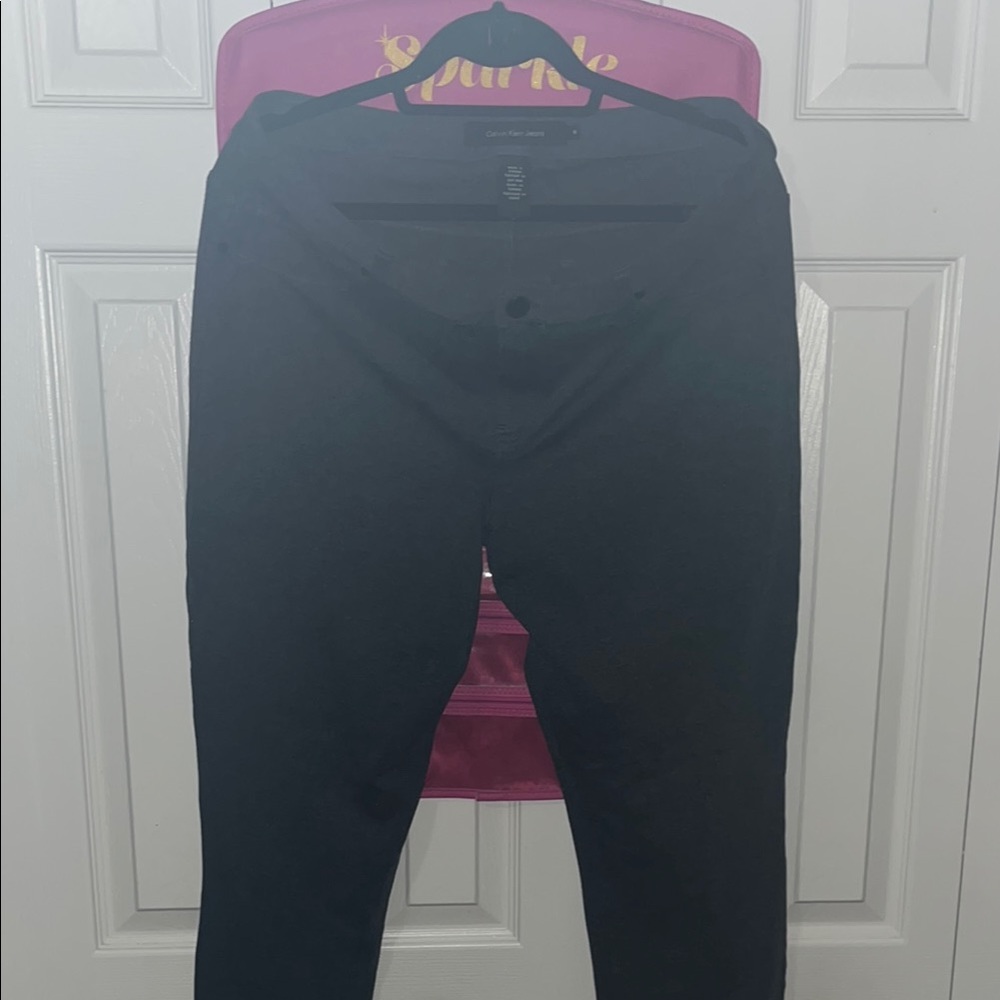 Calvin Klein Gray Straight Leg Pants